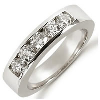 Item # 521266PD - Palladium Diamond Anniversary Band