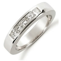 Item # 521405PD - Palladium Diamond Anniversary Band