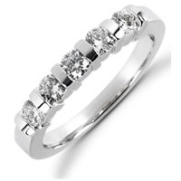 Item # 522975W - 14K White Gold Diamond Anniversary Band