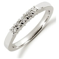 Item # 52434W - 14K White Gold Diamond Anniversary Band