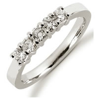 Item # 52443WE - 18 White Gold Diamond Anniversary Band