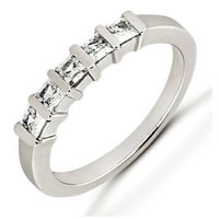 Item # 52663WE - 18Kt White Gold Diamond Anniversary Band