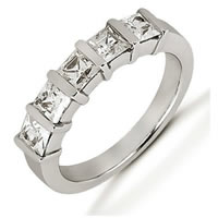 Item # 52668W - 14Kt White Gold Diamond Anniversary Band 