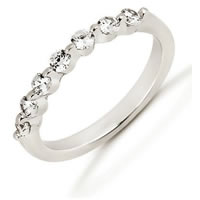 Item # 52925PD - Palladium Diamond Anniversary Band