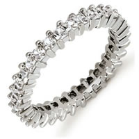 Item # 53229WE - 18Kt White Gold Diamond Eternity Band