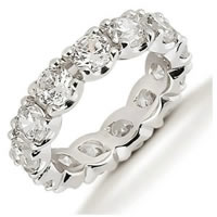 Item # 53306PD - Diamond Eternity Band Palladium 