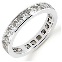 Item # 534223W - 14Kt White Gold Diamond Eternity Band