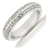 Item # 53448WE - 18Kt White Gold Diamond Eternity Band 