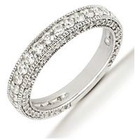 Item # 5412569WE - 18K White Gold Diamond Anniversary Band 