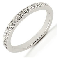 Item # 5416029W - 14Kt White Gold Diamond Anniversary Band