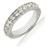 Item # 543959WE - 18Kt White Gold Diamond Anniversary Band
