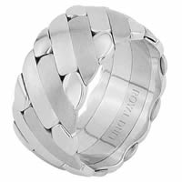 Item # 686581201WE - 18 Kt White Gold Wedding Ring