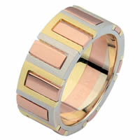 Item # 68711120 - 14 Kt Tri-Color Wedding Ring