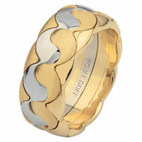 Item # 6872910E - Two-Tone Wedding Band Music, Balance, Harmony