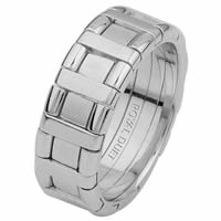 Item # 68735101WE - 18 Kt White Gold Wedding Ring