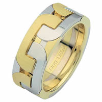 Item # 687551010 - 14 Kt Two-Tone Wedding Ring