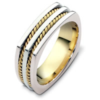 Item # A125581E - 18K Handcrafted Wedding Band