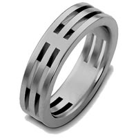 Item # B125801TI - Titanium Wedding Ring