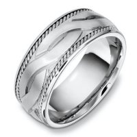 Item # B131951AG - Sterling Silver Han Made Wedding Band