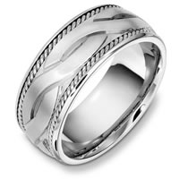 Item # B131951W - 14 Kt White Gold Wedding Band
