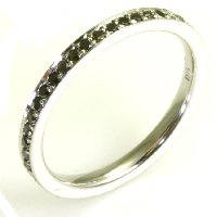 Item # BD212101W - 14K White Gold Eternity Band