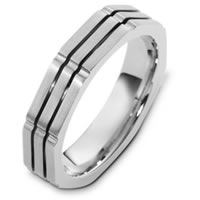 Item # C122951W - 14K White Gold Wedding Band.