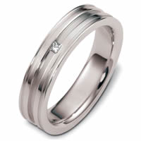 Item # C124811WE - 18kt White Gold Diamond Wedding Band