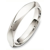 Item # C127171WE - 18Kt White Gold Wedding Band