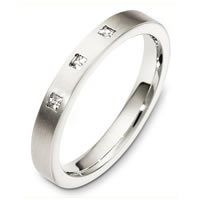 Item # C130621PD - Palladium Diamond Wedding Band