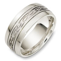 Item # C131331WE - 18 Kt White Gold Wedding Band 