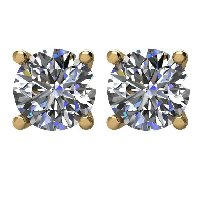 Item # E72001E - Diamond Stud Earrings