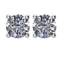 Item # E72001W - Diamond Earrings 2.0ct.