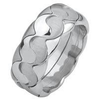 Item # F30512020WE - Wedding Band, Yin - Yang