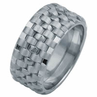 Item # F3056012W - Wedding Band, Tied Together Forever