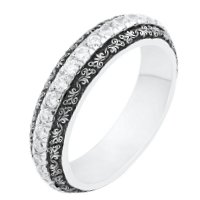 Item # J10934PP - Platinum Verona Lace Wedding Ring, Juliet