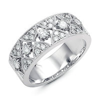 Item # M31747WE - 18Kt White Gold 0.57 Ct Tw Diamond Ring