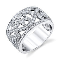 Item # M31967PP - Platinum 0.78 Ct Tw Anniversary Ring