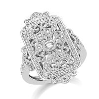 Item # M32099WE - White Gold 0.52 Ct Tw Diamond Fashion Ring