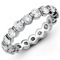 Item # MS20039W - Diamond Eternity Band