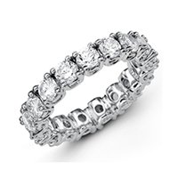 Item # MS20040W - Diamond Eternity Wedding Band