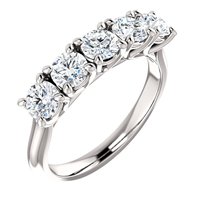 Item # S122808W - Anniversary Ring 5 Diamond