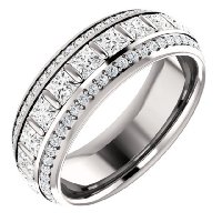 Item # S127667WE - Princess Diamond Eternity band