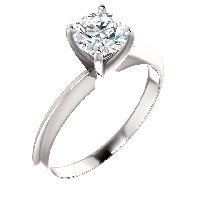 Item # S146079W - Solitaire Diamond Ring 1.0CT.