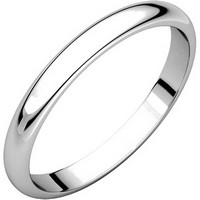 Item # S154002PD - Palladium Plain Band