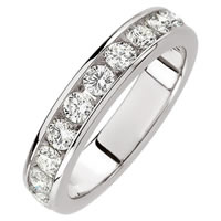 Item # S68537PD - Palladium Diamond Anniversary Band