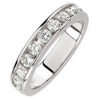 Item # S68537W - Anniversary Ring 14K White Gold