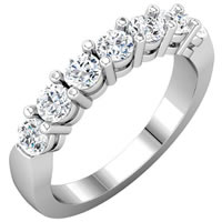 Item # S74425WE - 18K White Gold Anniversary Band