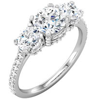 Item # S74582AW - 2.0ct Diamond Engagement Ring