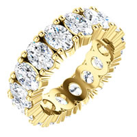 Item # SO127785E - Oval Shape Diamond Eternity Ring