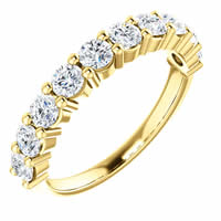 Item # SR128555100 - Gold Anniversary Ring. 1.0CT